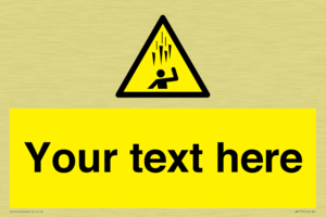 Custom Falling Ice sign